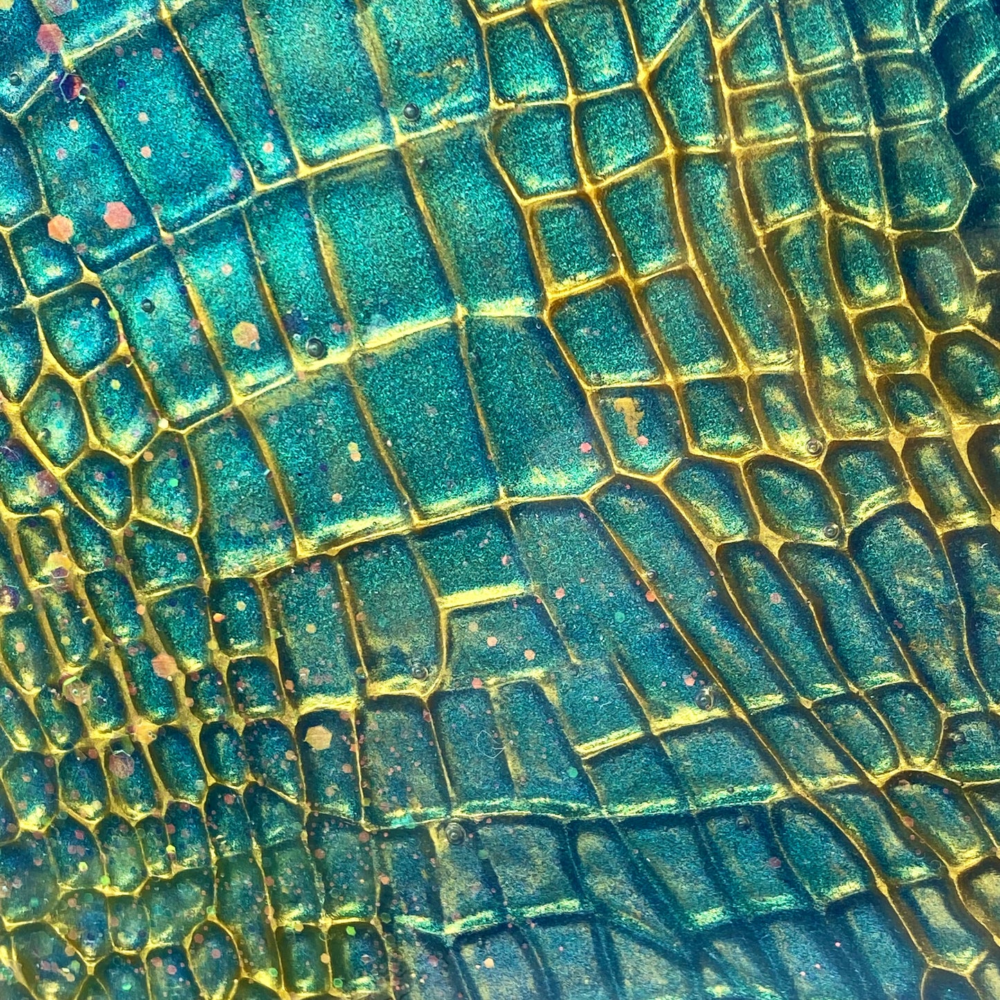 Peacock Dragon Resin Dice Tray