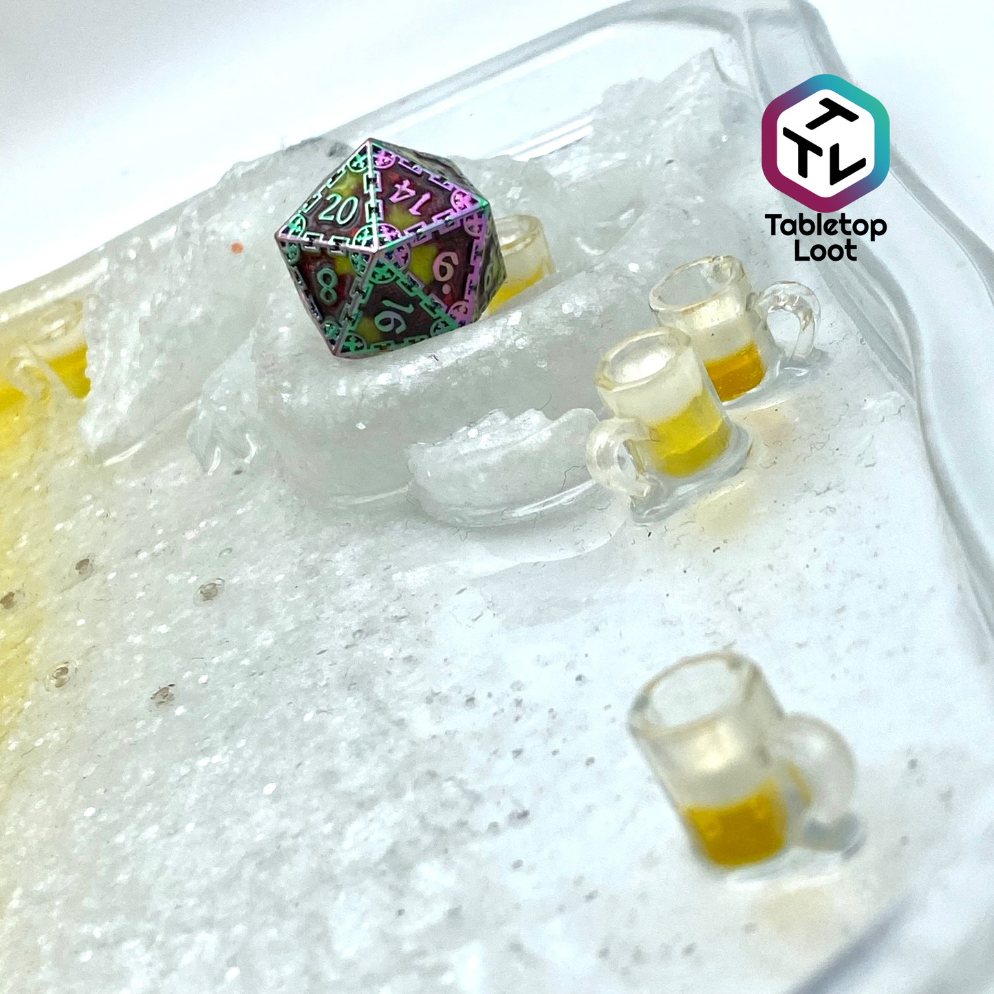 IPA Dragon Resin Dice Tray