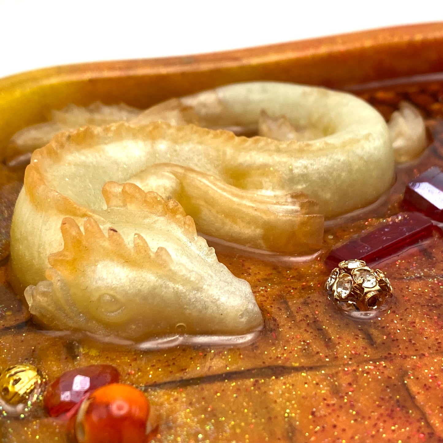 Fire Plane Dragon Resin Dice Tray