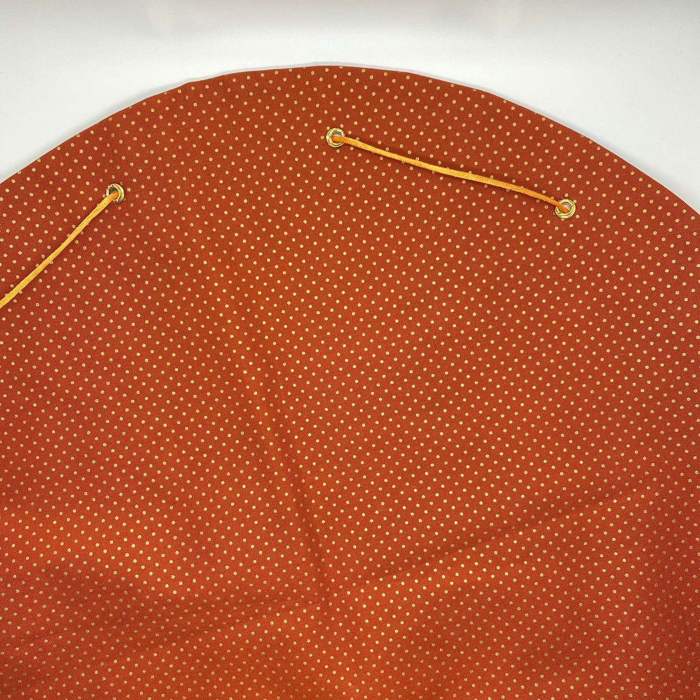 Grand sac carte orange et doré