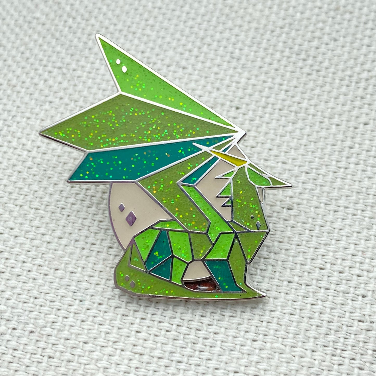 Origami Dragon Pin
