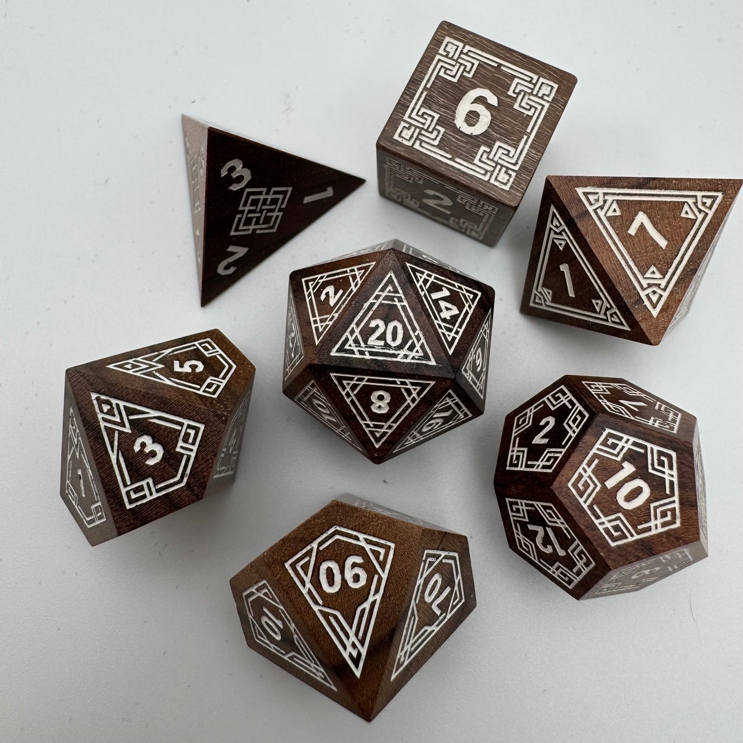 Arcane Wooden Dice