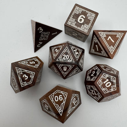 Arcane Wooden Dice