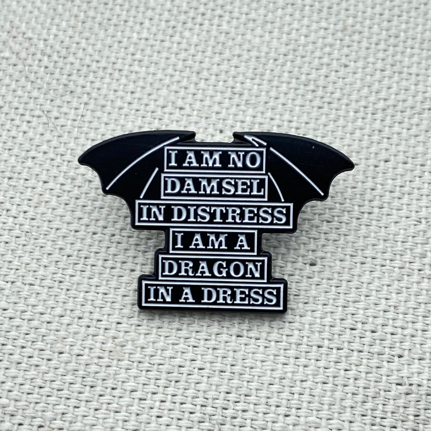 Dragon in a Dress Pin