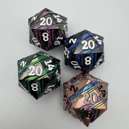 Chonky Metal D20 Singles