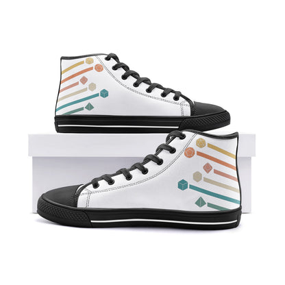 "Roll for It" High Top Canvas Shoes