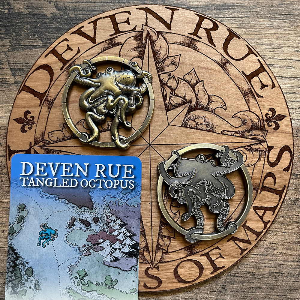 Octopus Token Map Weight – Tabletop Loot