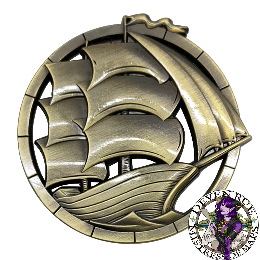 Ship Token Map Weight Tabletop Loot